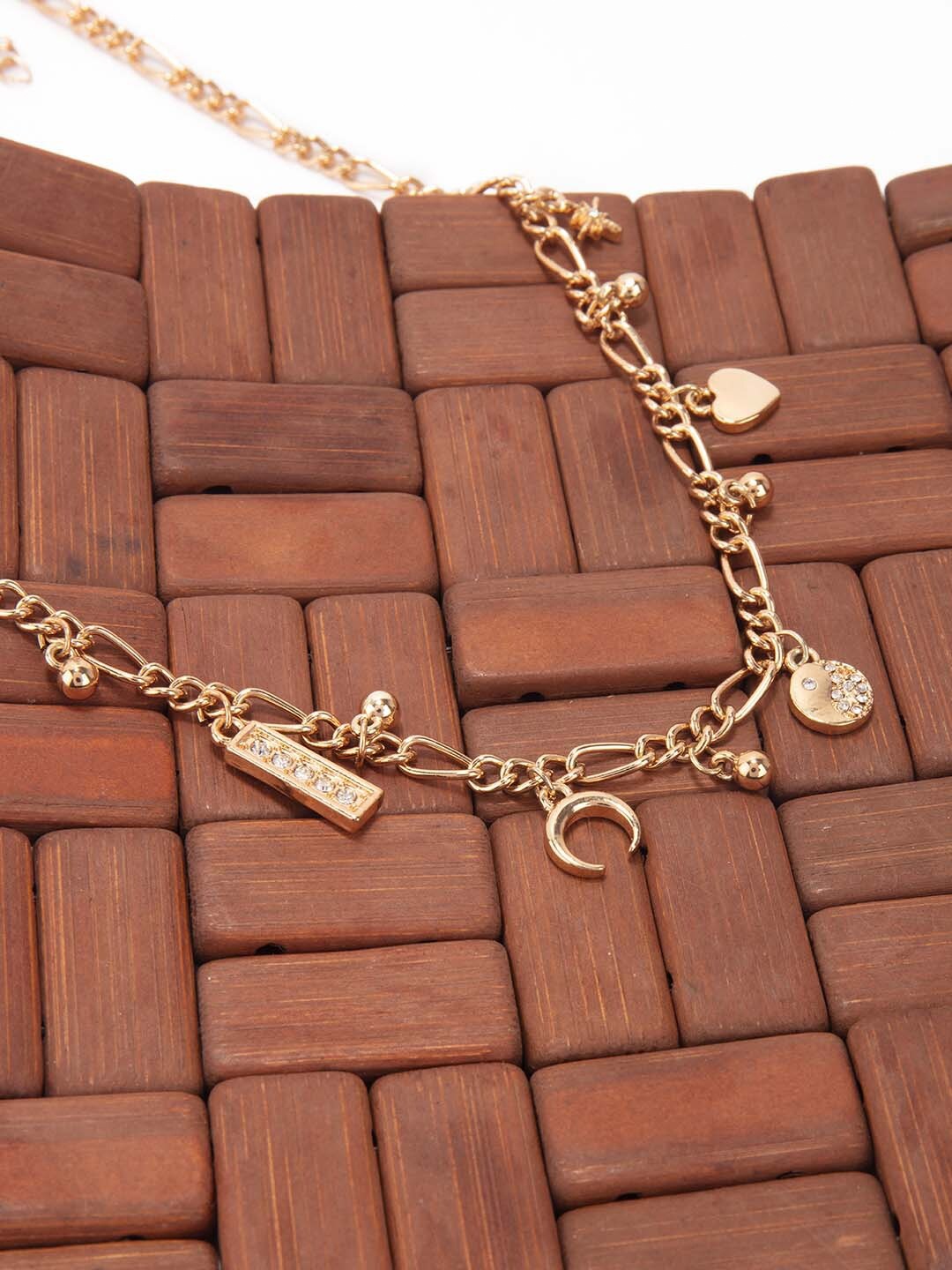 

Lilly & sparkle Gold-Toned Gold-Plated Necklace