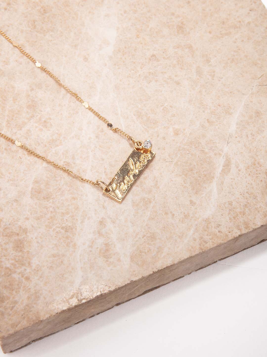 

Lilly & sparkle Gold-Plated Necklace