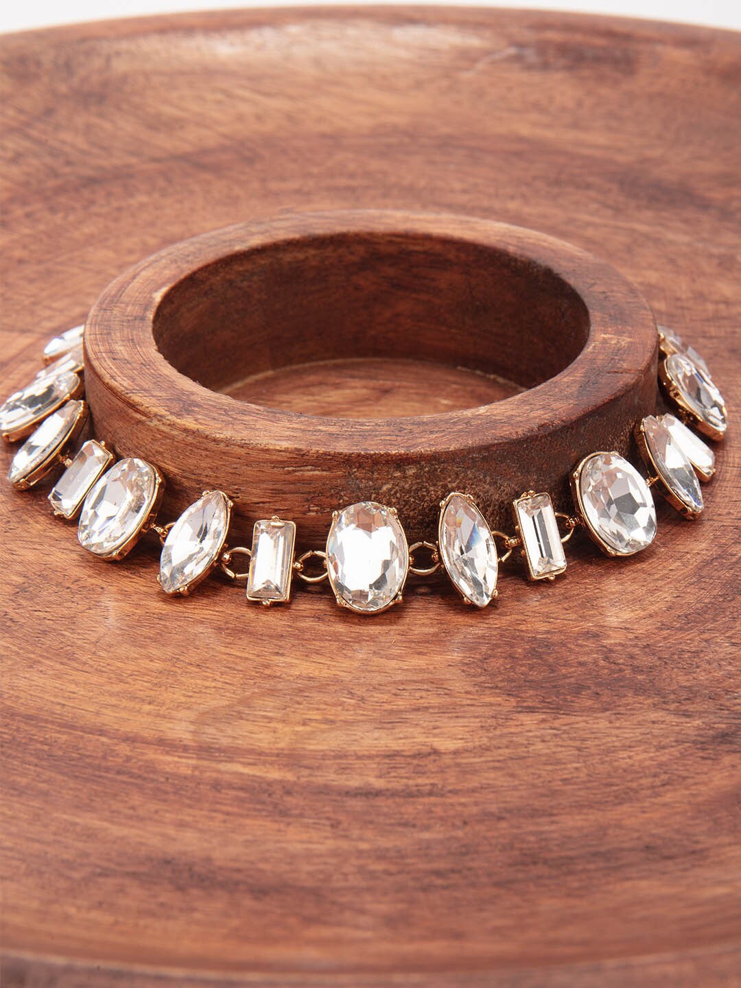 

Lilly & sparkle Gold-Toned & White Gold-Plated Necklace