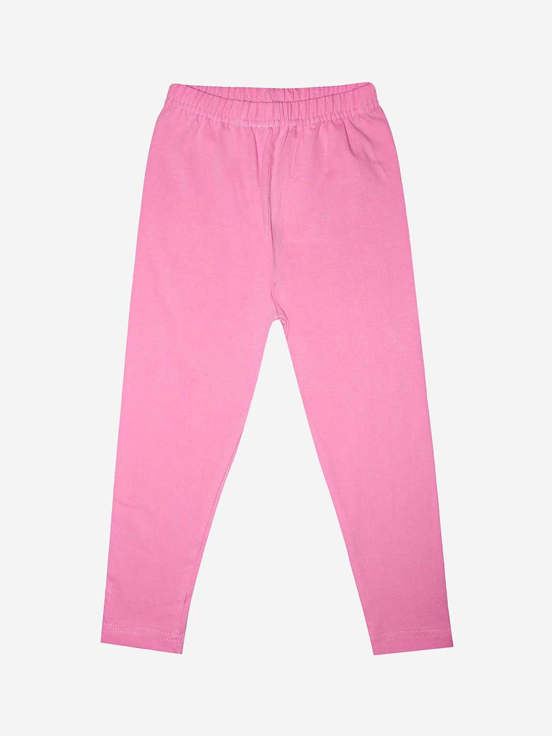 

KiddoPanti Girls Pink Solid Ankle Length Lycra Legging