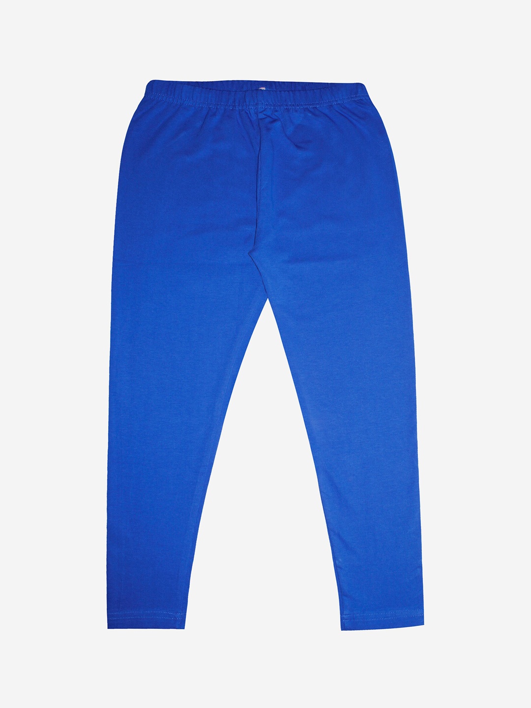 

KiddoPanti Girls Blue Solid Ankle Length Lycra Legging