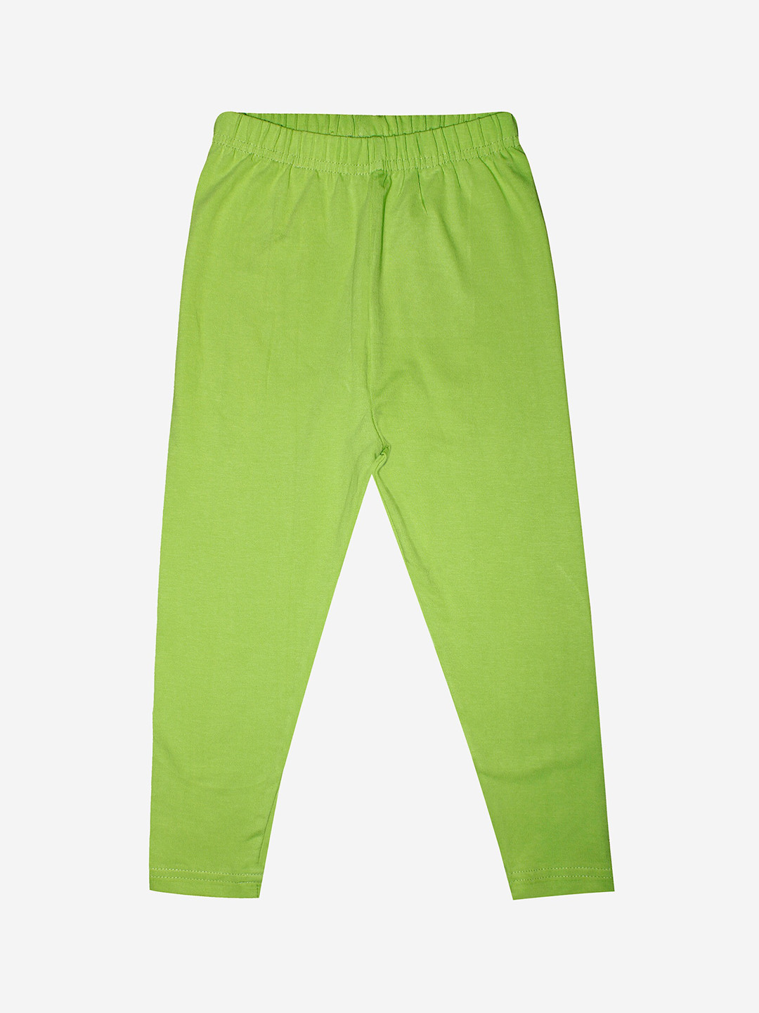 

KiddoPanti Girls Green Solid Ankle Length Lycra Legging