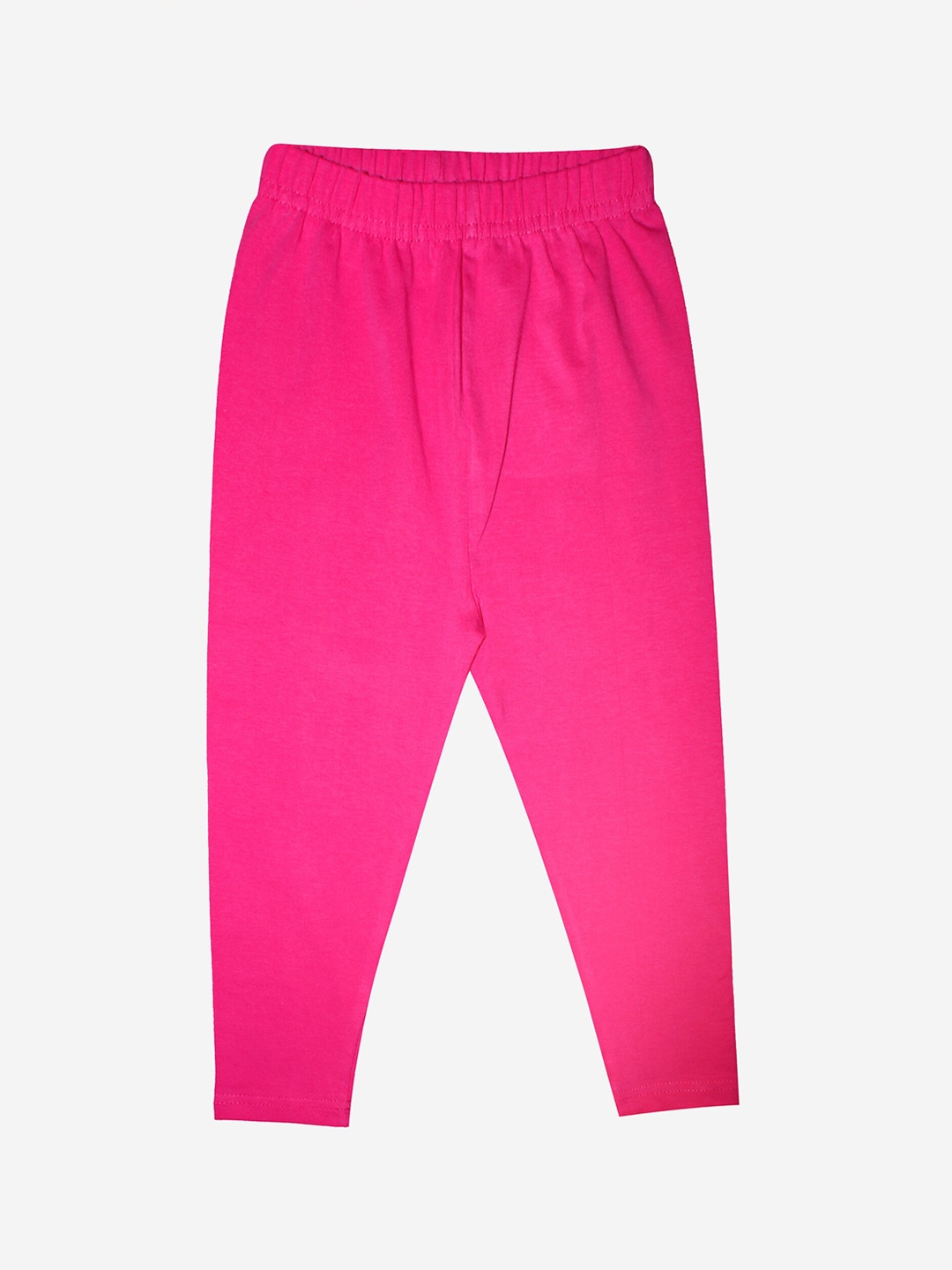 

KiddoPanti Girls Pink Solid Ankle Length Lycra Legging