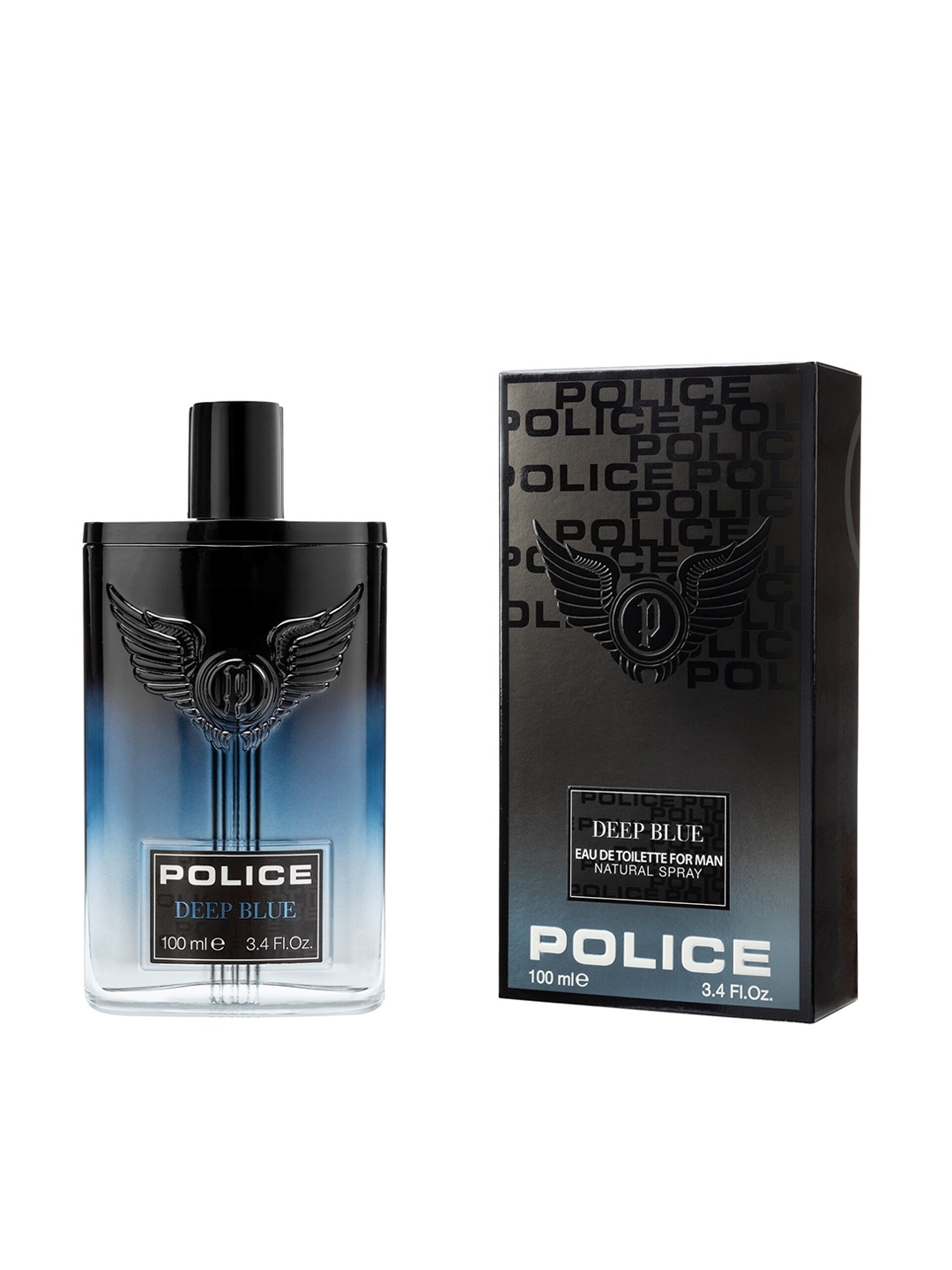 

Police Deep Blue Eau de Toilette - 100ml, Transparent