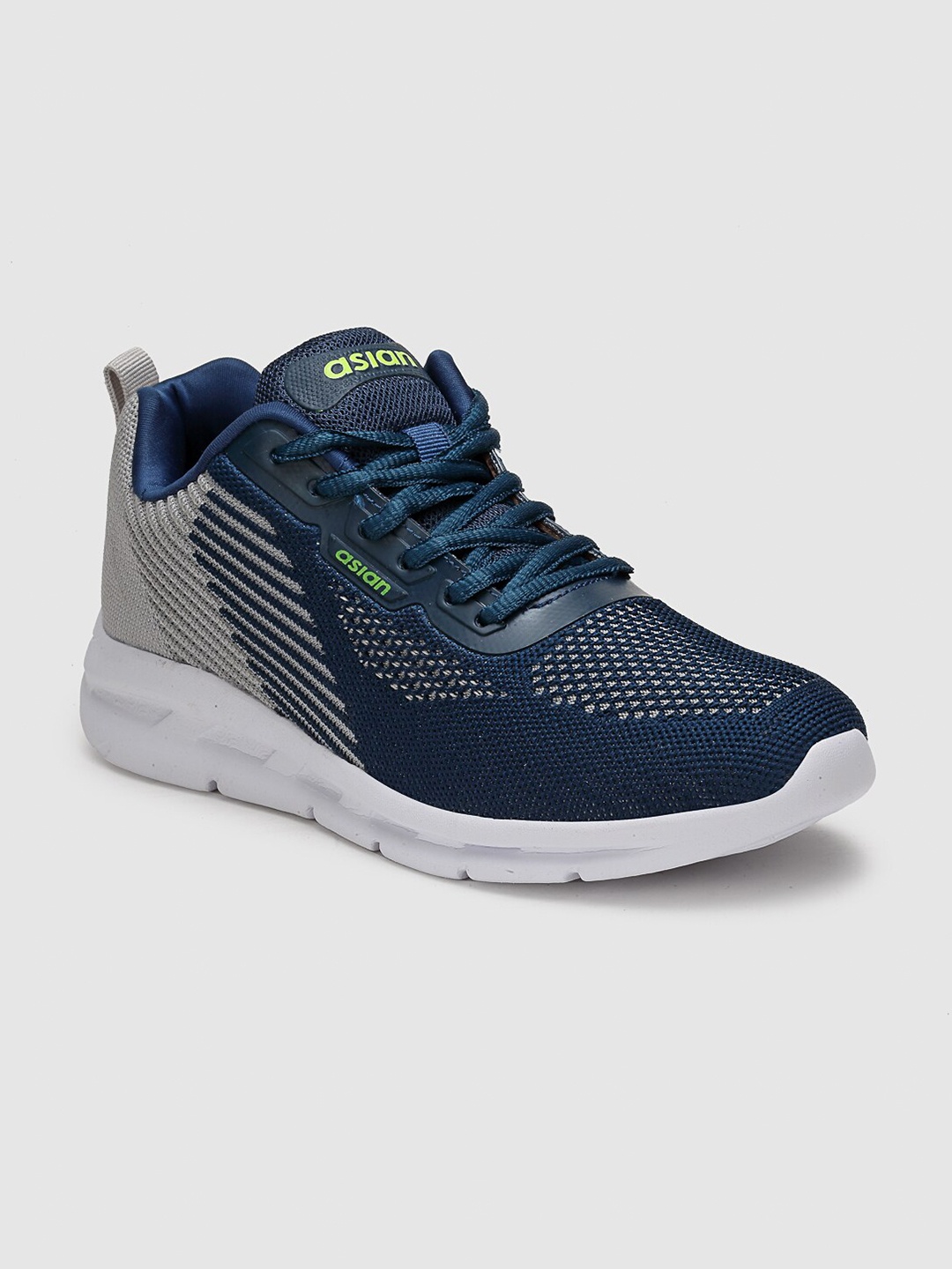 

ASIAN Men Navy Blue Mesh Running Non-Marking Shoes