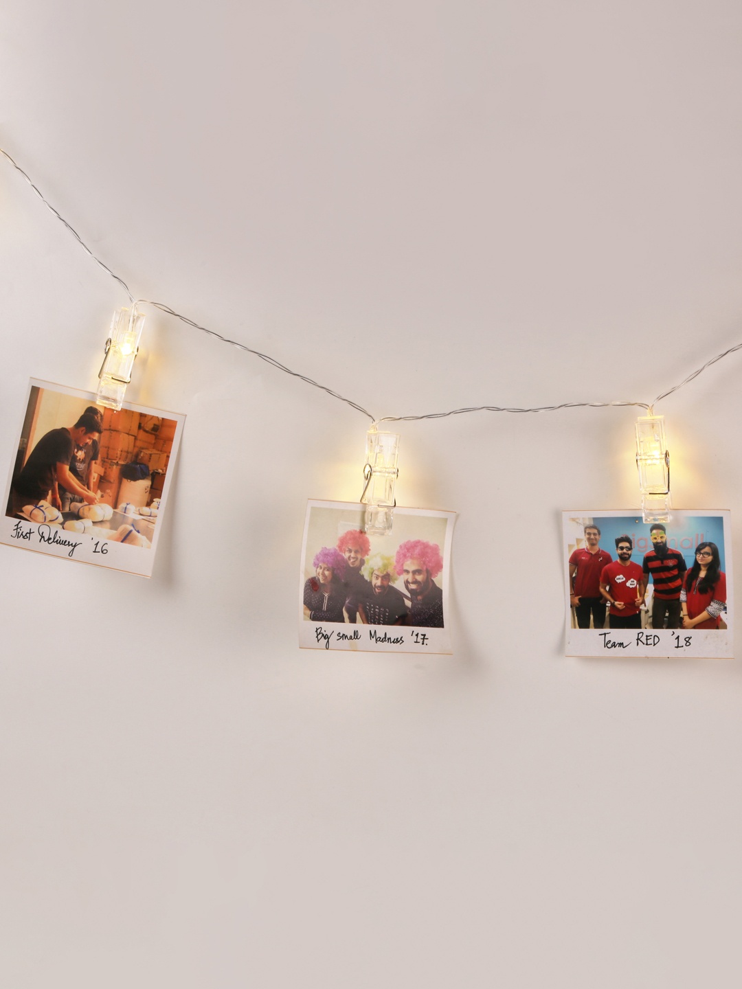 

Bigsmall White Photo Clip String LED Lights