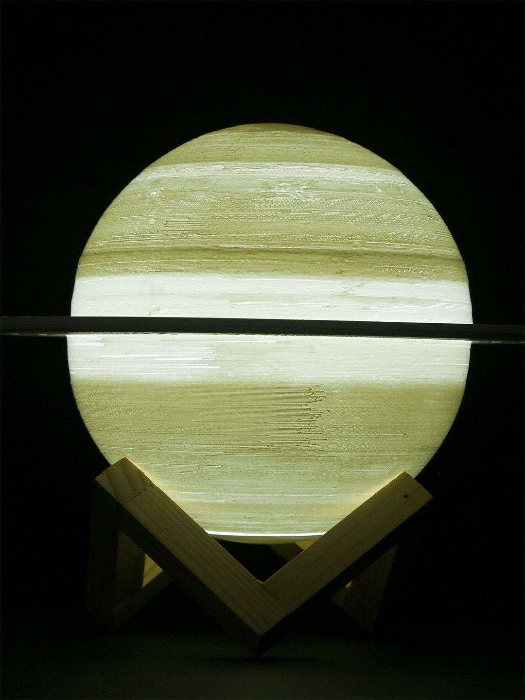 

Bigsmall White Quirky Table Planet Touch Lamp