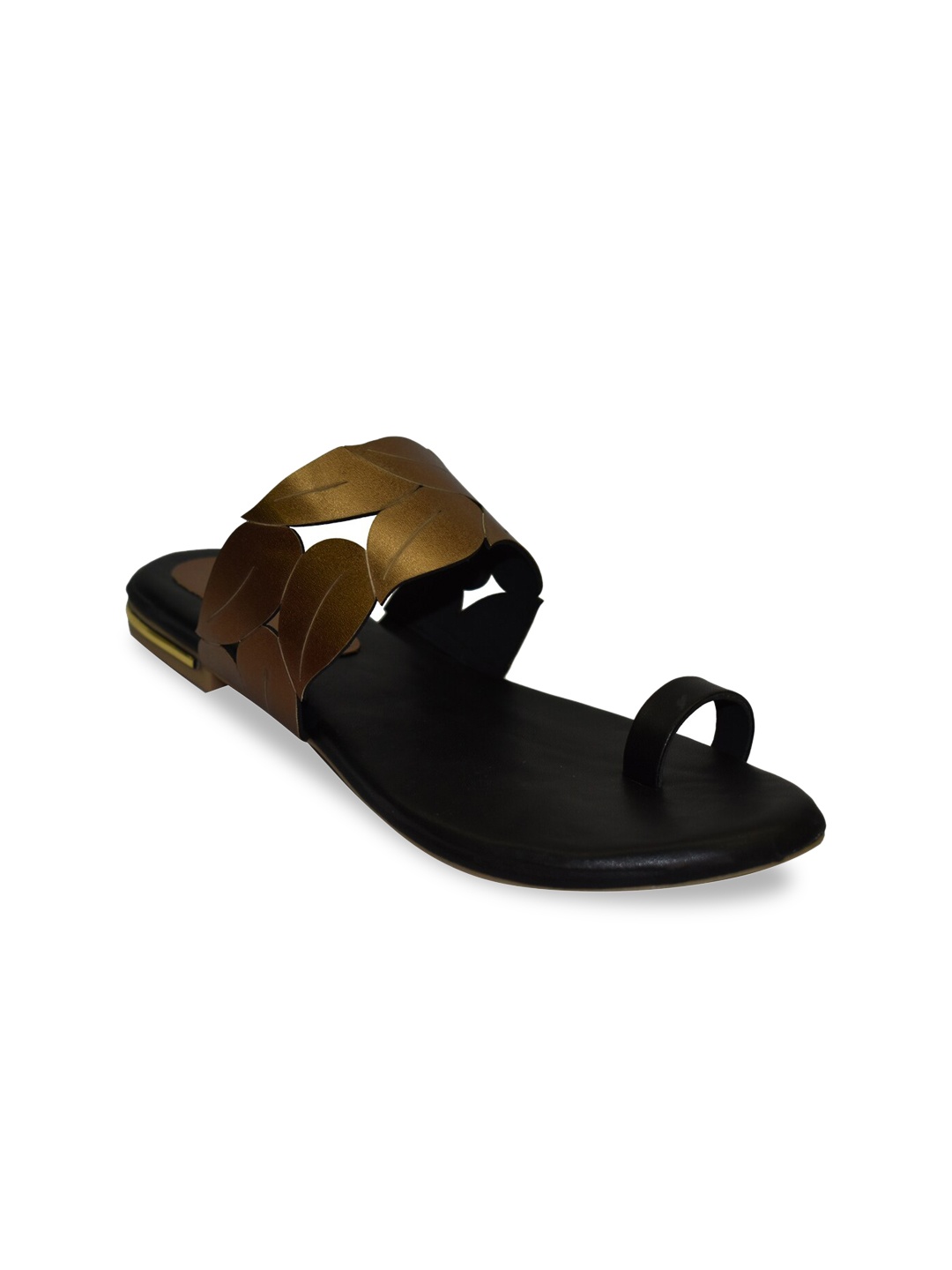 

Ajanta Brown Kitten Pumps with Tassels