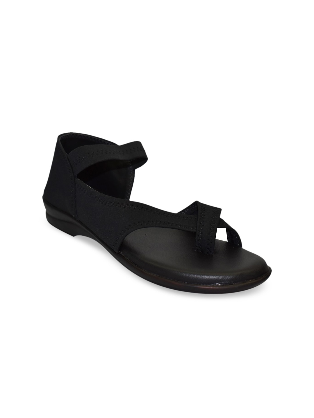 

Ajanta Women Black One Toe Flats