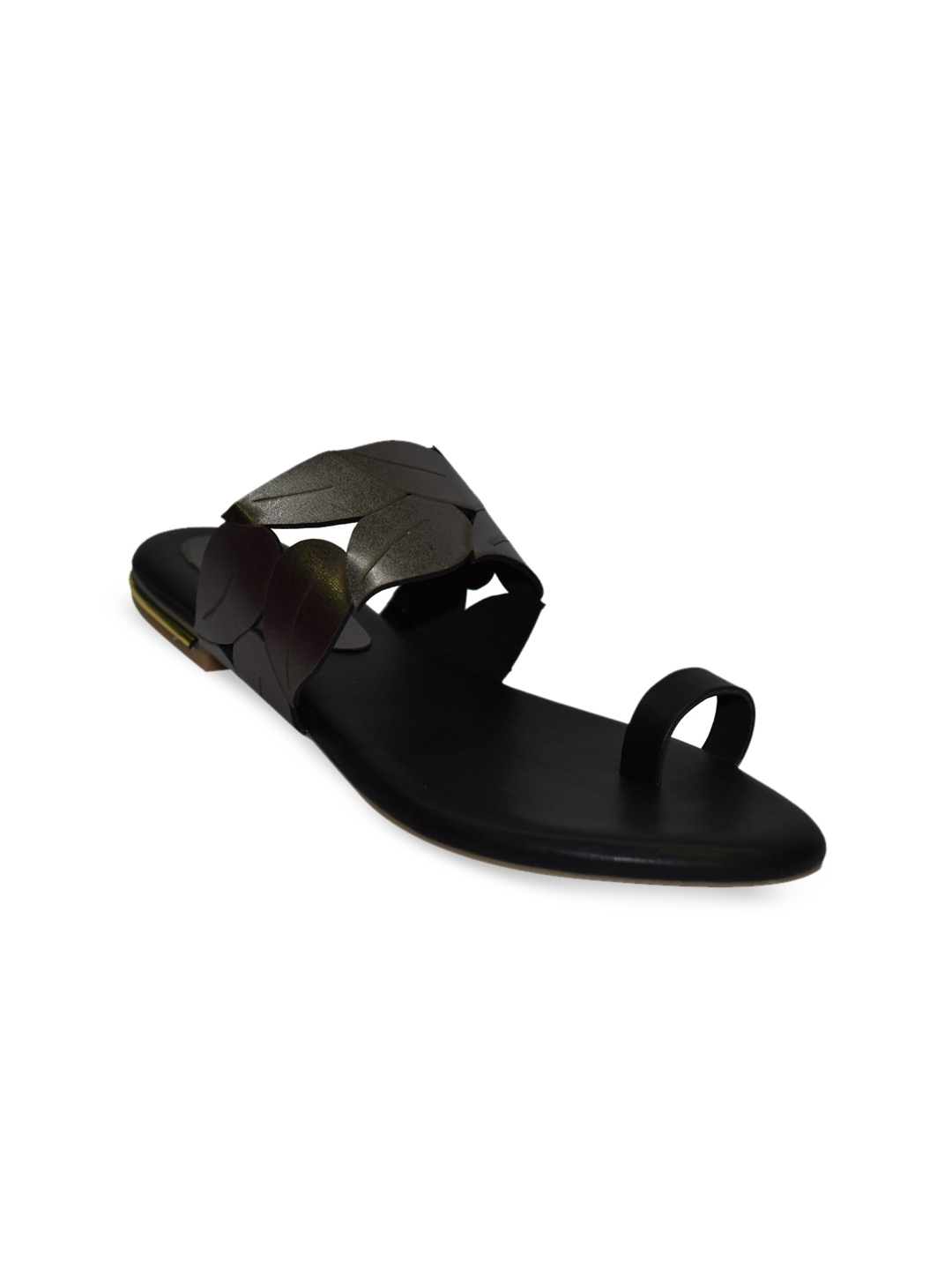 

Ajanta Brown Kitten Sandals with Bows
