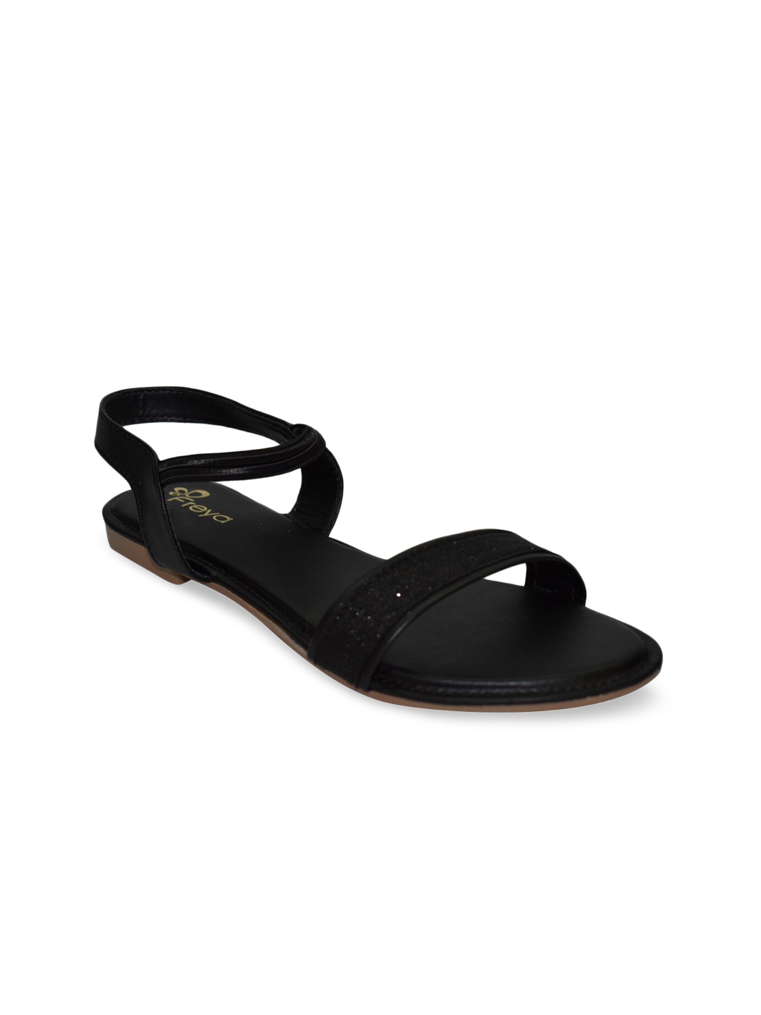 

Ajanta Women Black Open Toe Flats