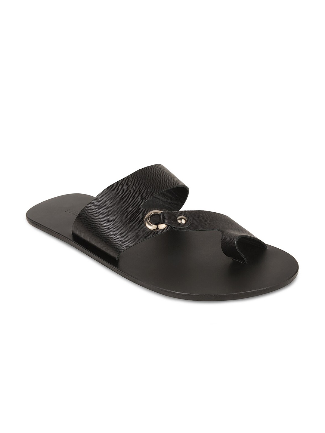 

Regal Men Black Leather Comfort Sandals