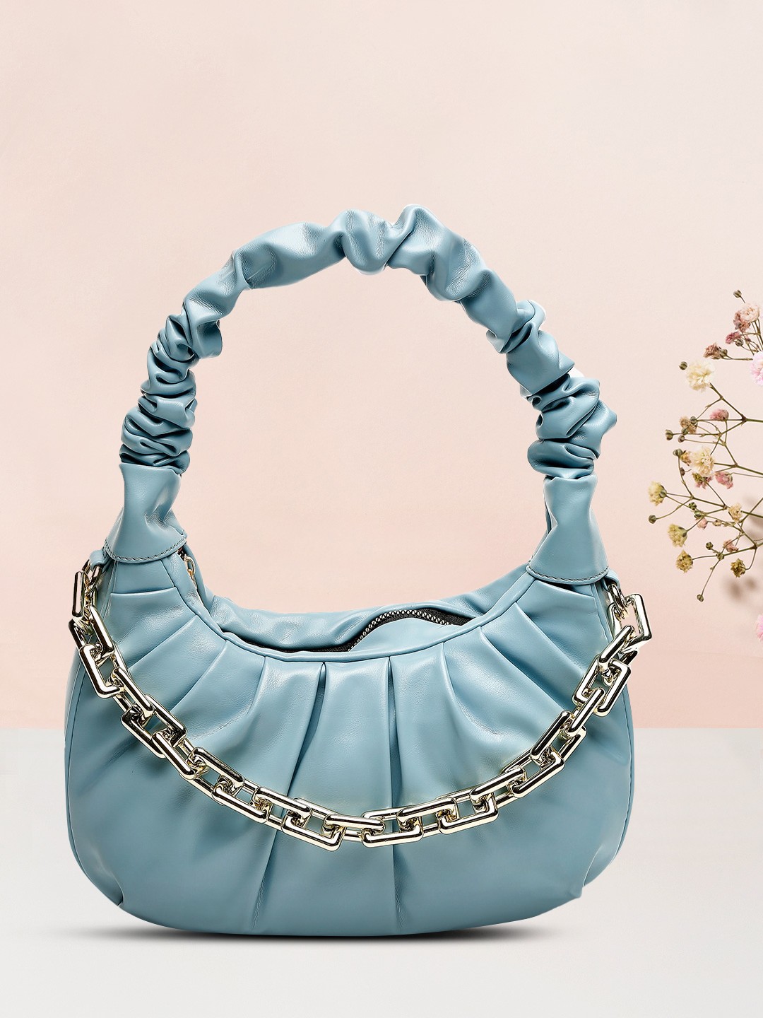 

Apsis Blue Structured Handheld Bag