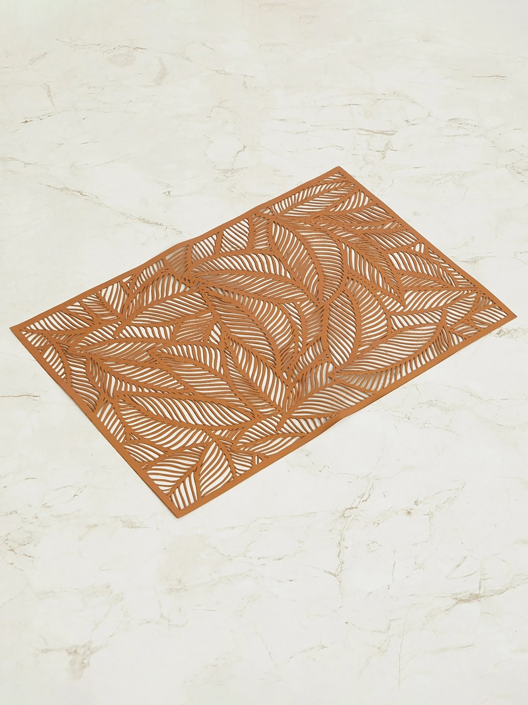 

Home Centre Copper-Toned Solid Aluminium Table Placemat