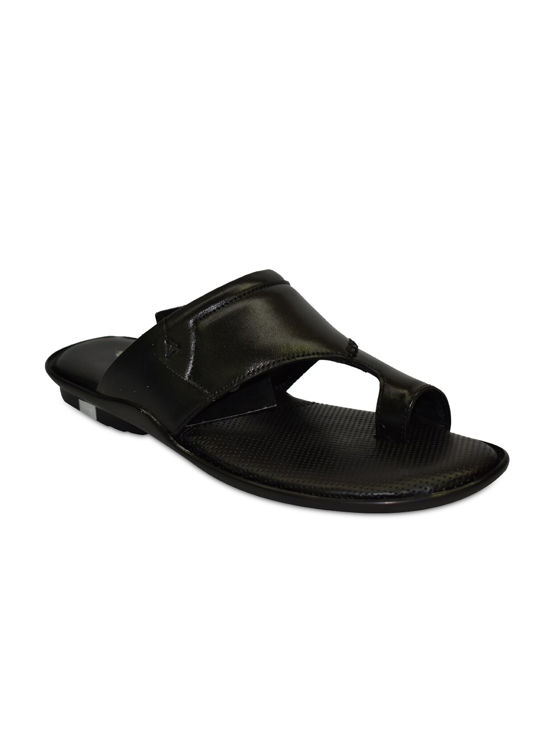 

IMPERIO Men Black Solid Casual Comfort Sandals