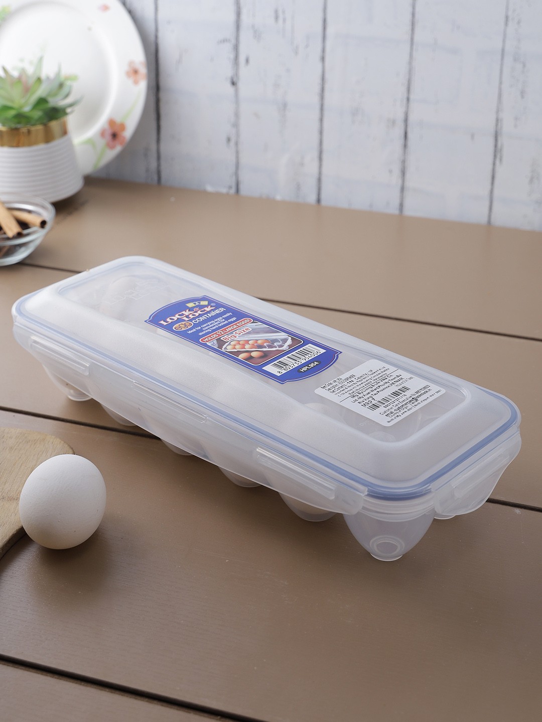 

Lock & Lock Transparent Plastic Airtight Egg Storage Container