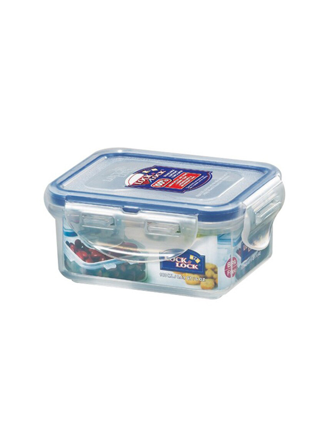 

Lock & Lock Transparent Plastic Airtight Food Storage Container With Leakproof Lid 180 ML