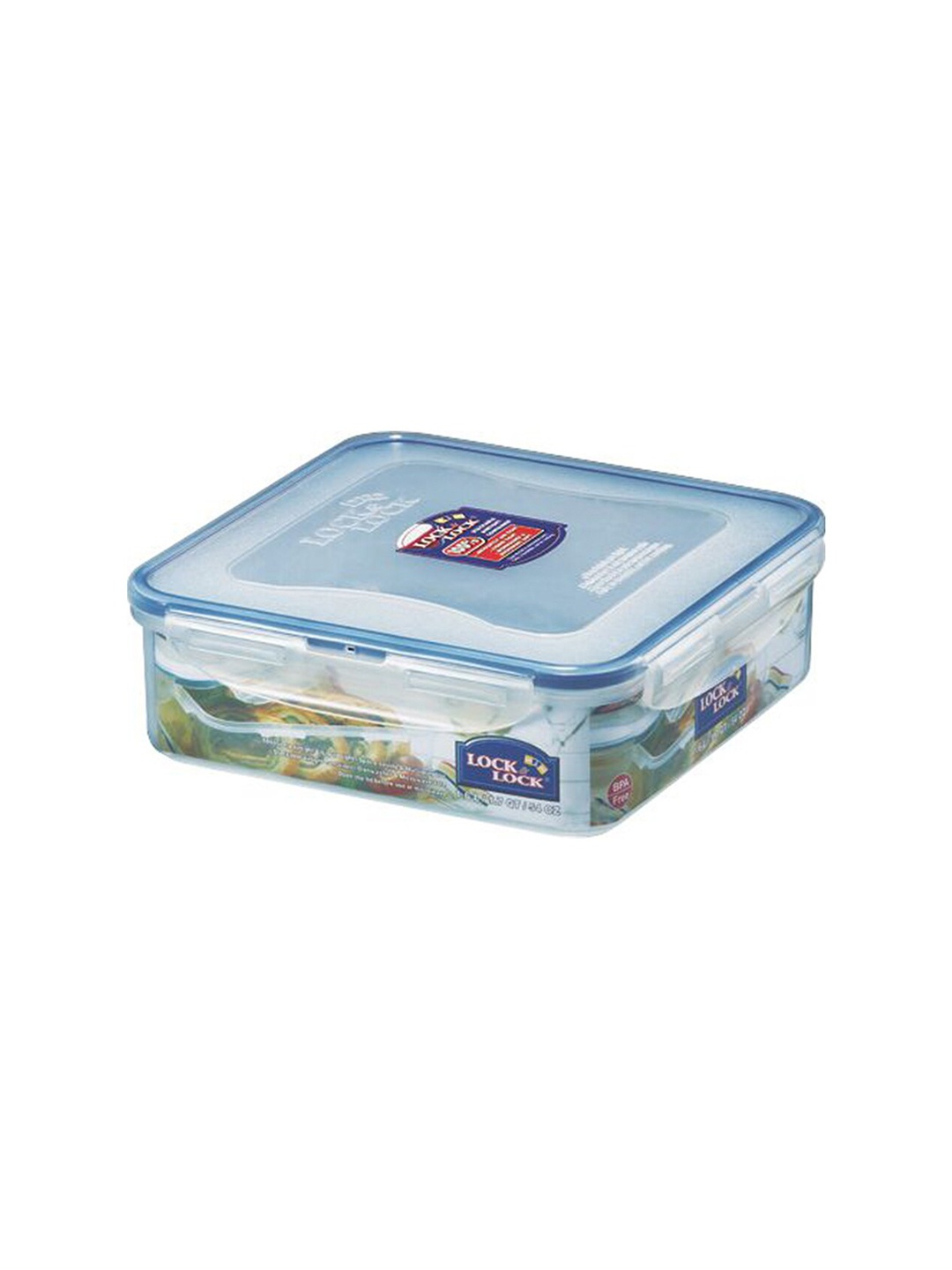 

Lock & Lock Transparent Plastic Airtight Food Storage Container With Leakproof Lid 1.6 L