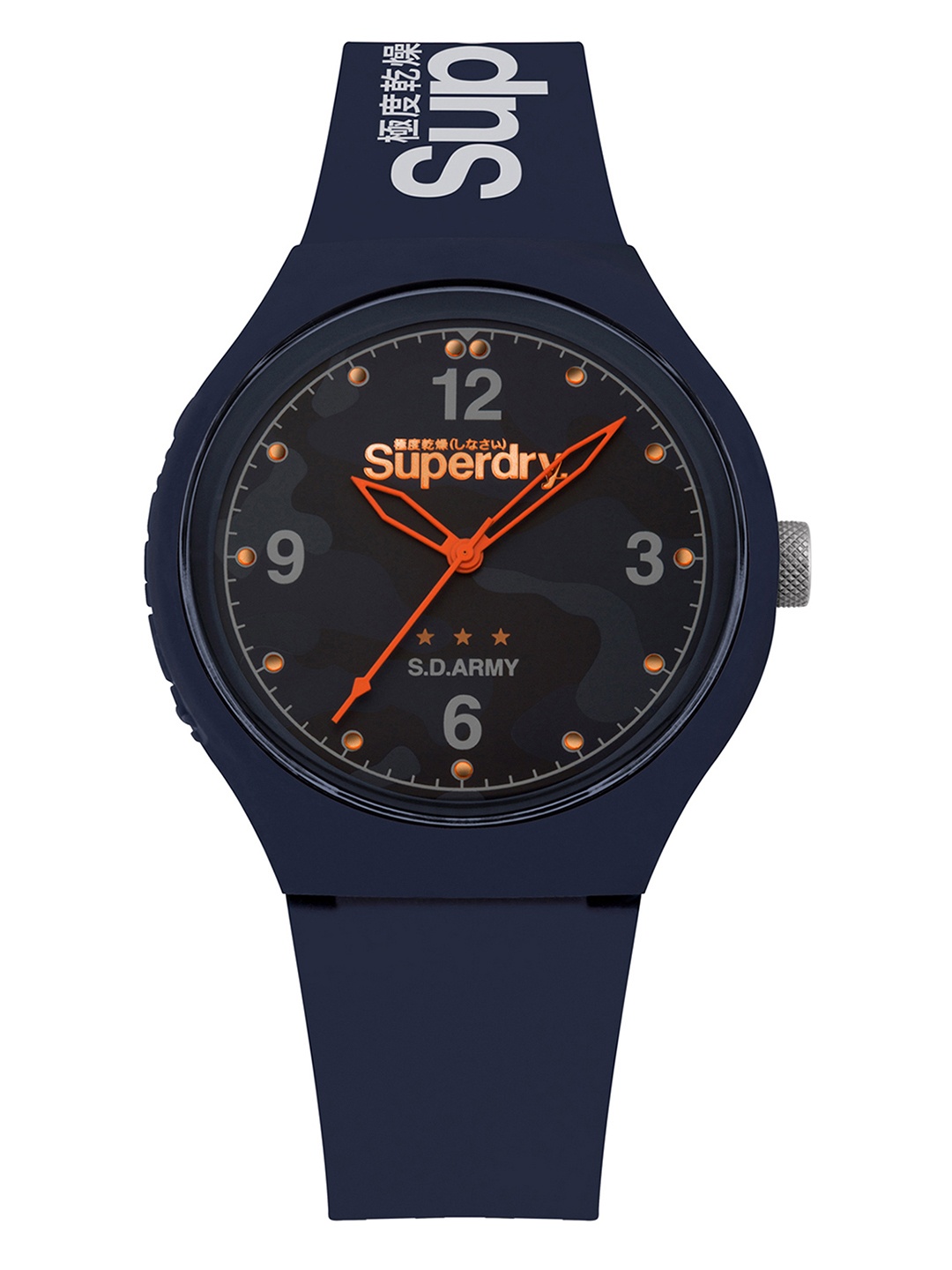 

Superdry Men Blue Brass Dial & Blue Straps Analogue Watch SYG254U