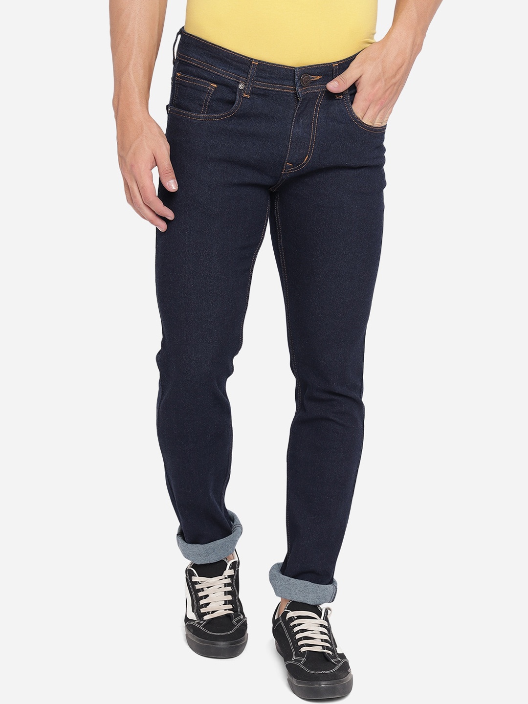 

Greenfibre Men Blue Slim Fit Narrow Jeans