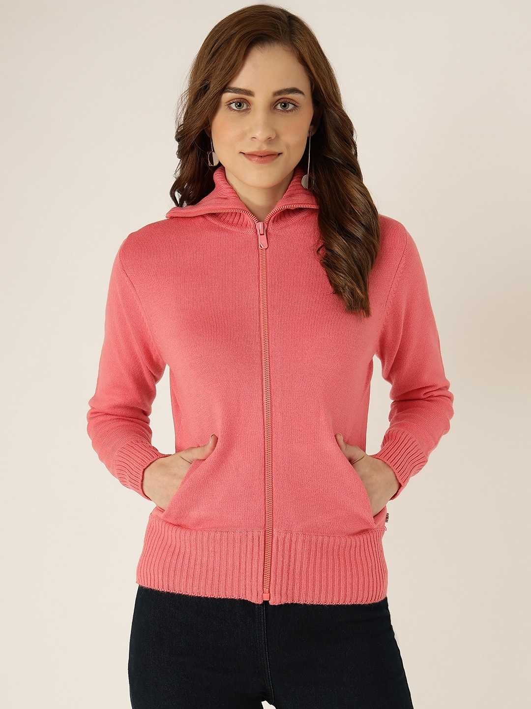 

Madame Women Pink Cardigan