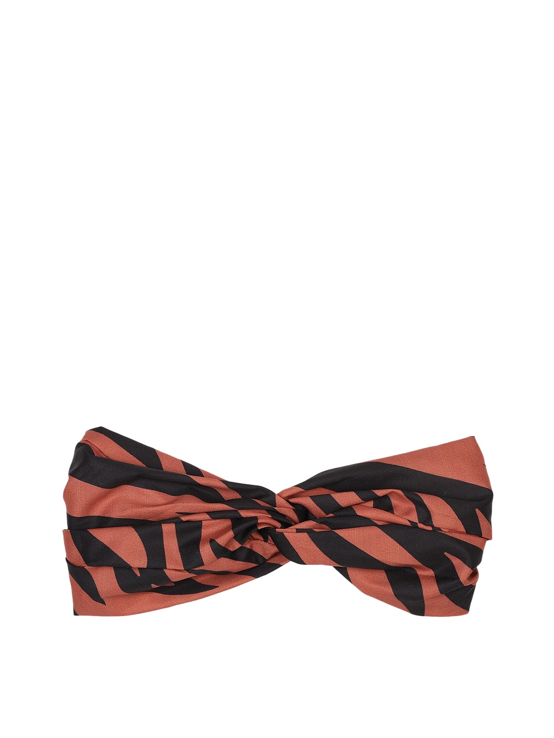 

Aditi Wasan Coral Printed Viscose Knot Design Headband