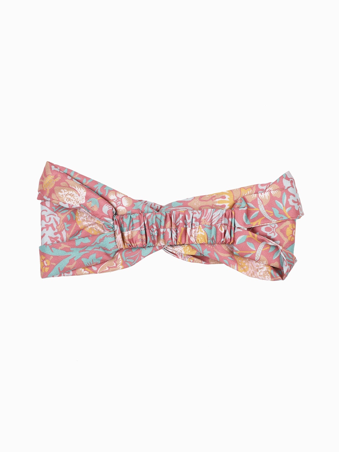 

Aditi Wasan Multicolor Printed Viscose Knot Design Headband, Multi