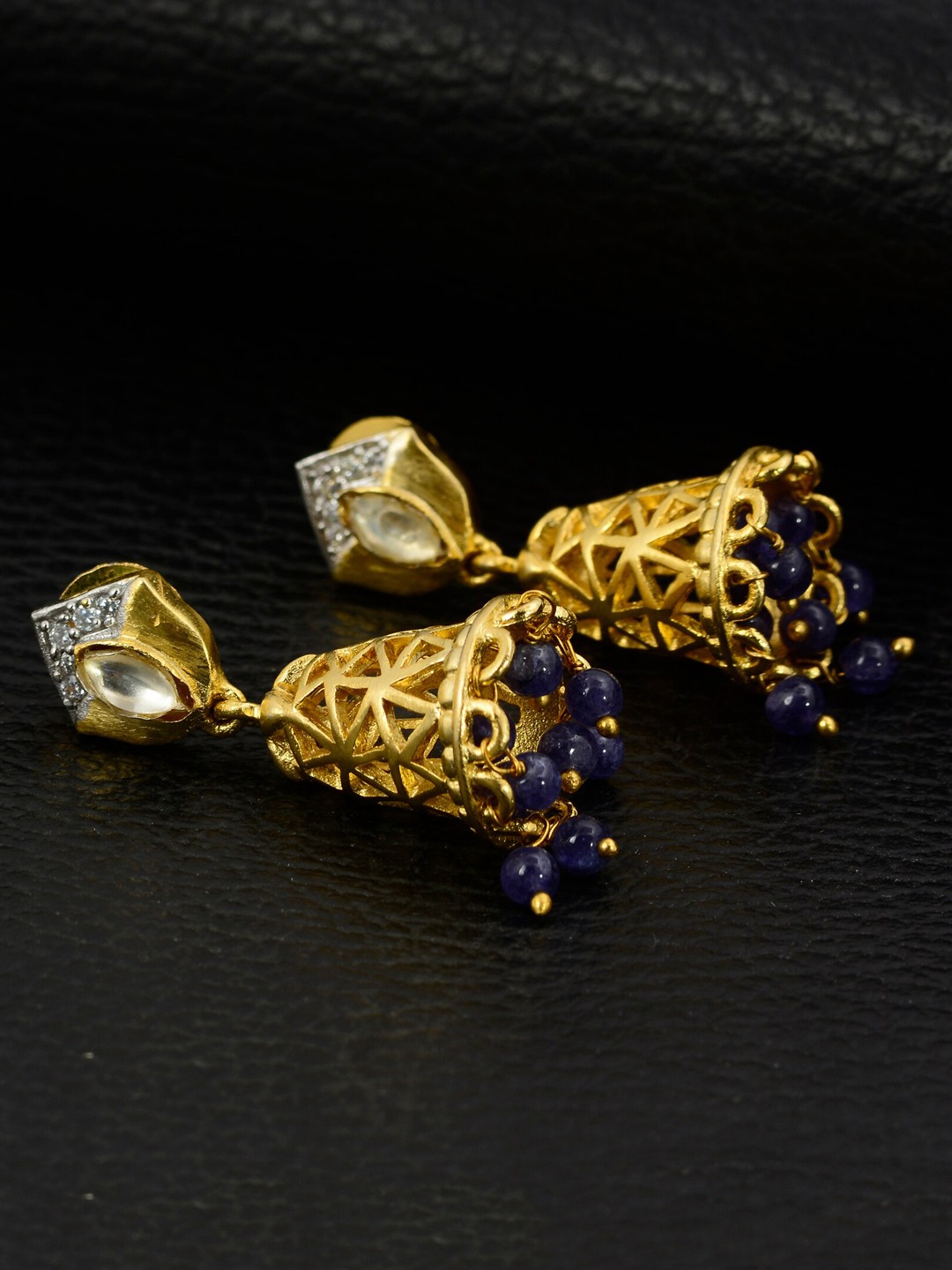 

Silgo Gold-Plated Contemporary Jhumkas
