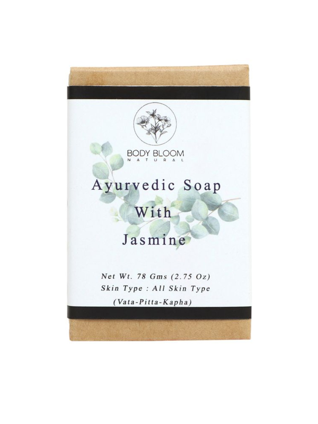 

Body Bloom Natural Ayurvedic Soap With Jasmine - 78 Gms, White