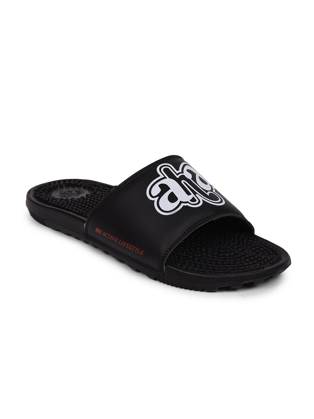 

Liberty Men Black & White Printed Sliders