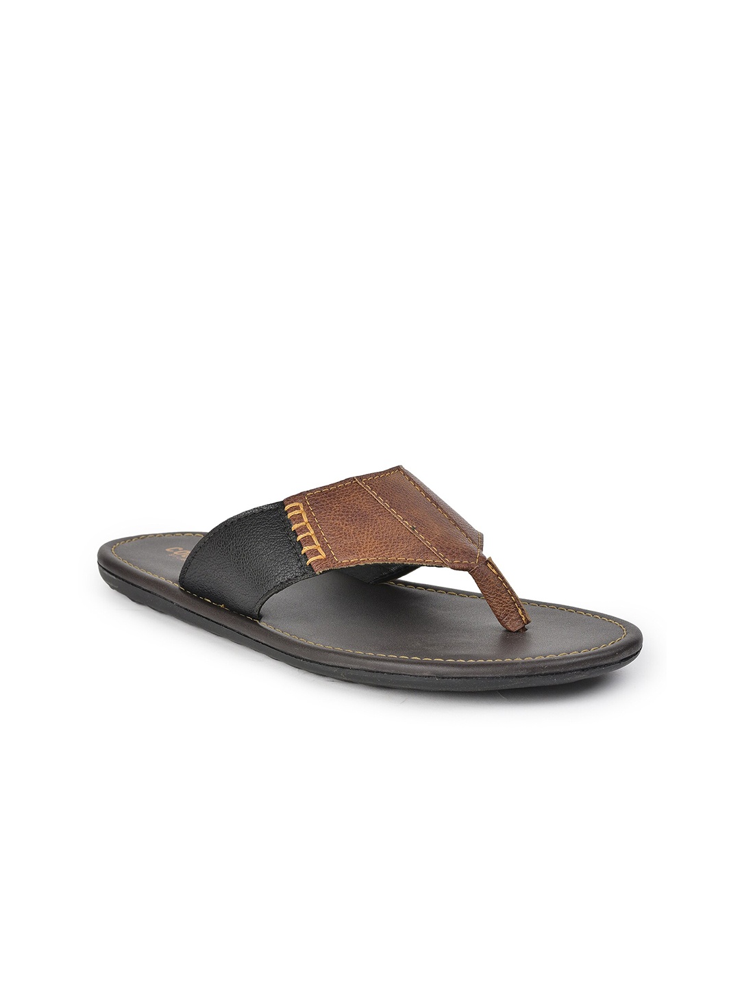 

Liberty Men Tan & Black Comfort Sandals