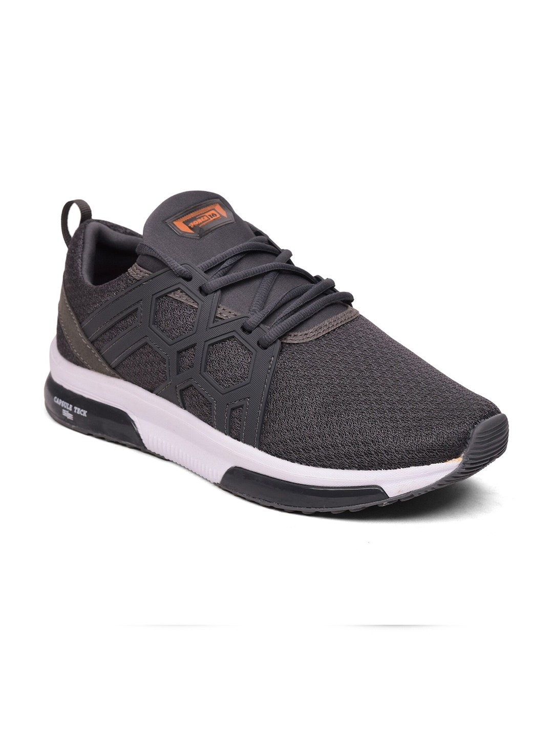 

Liberty Men Grey Mesh Running Non-Marking Shoes