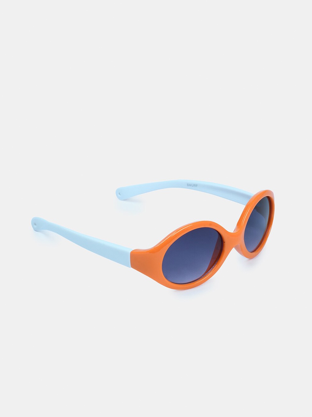 

DukieKooky Kids Blue Lens & Orange Oval Sunglasses with UV Protected Lens