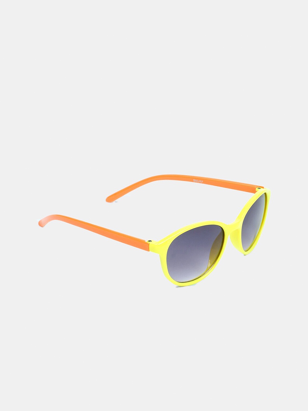 

DukieKooky Unisex Kids Grey Lens & Yellow Wayfarer Sunglasses - 900731-Grey