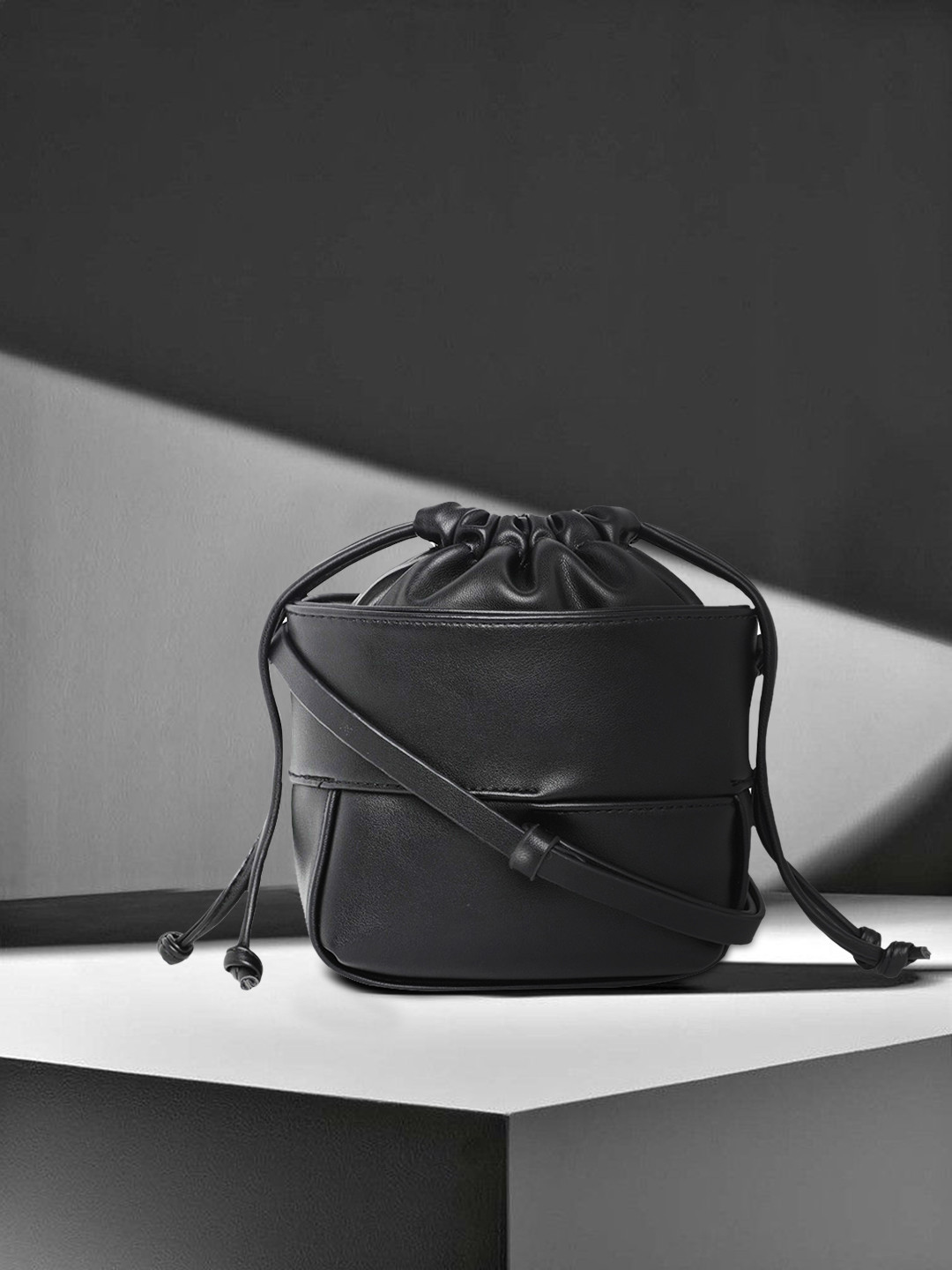 

20Dresses Black Structured Sling Bag