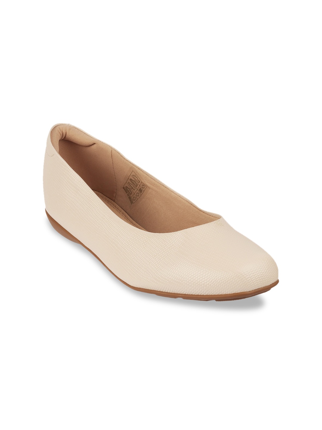 

MODARE Women Cream-Coloured Ballerinas Flats