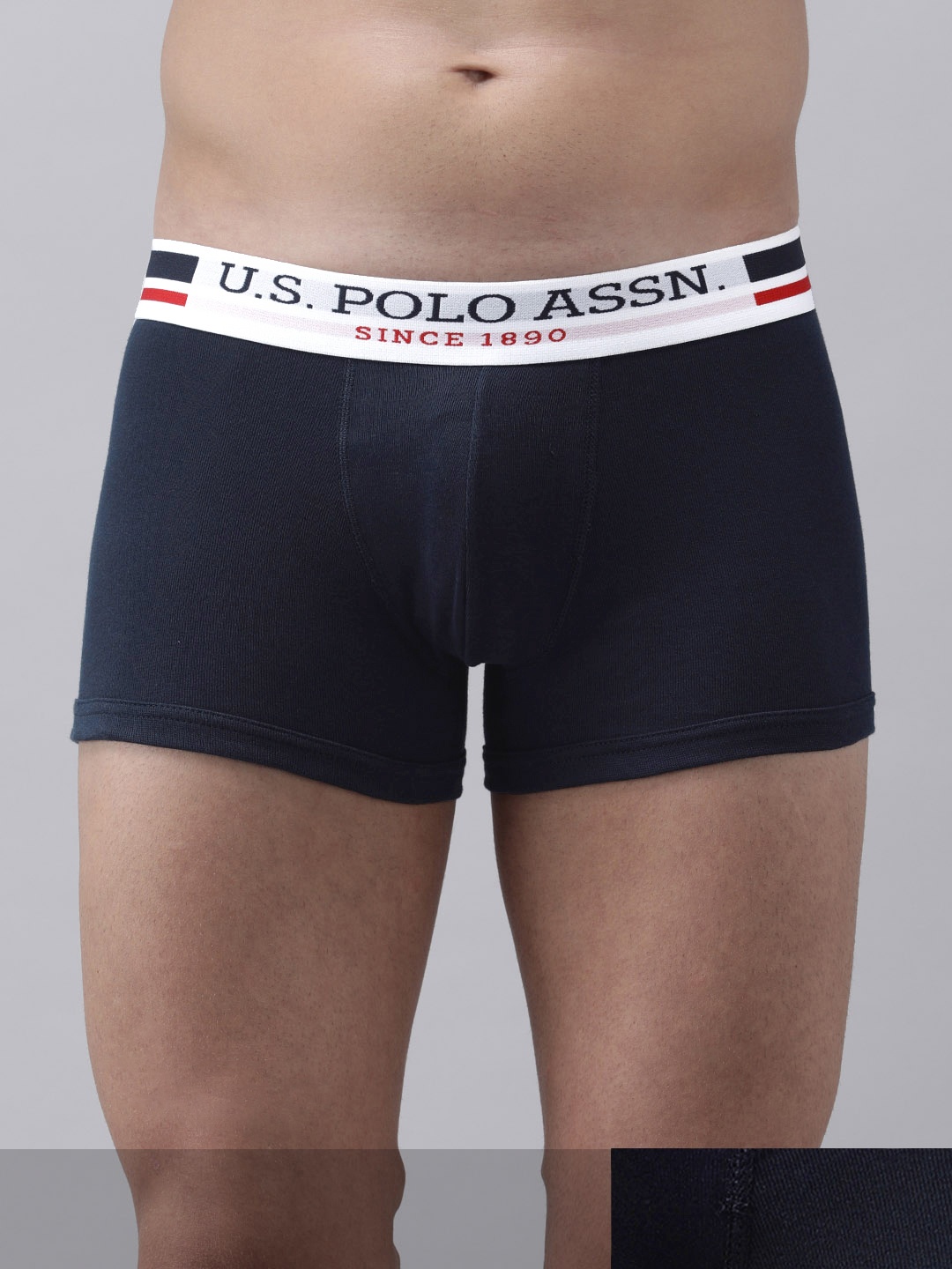 

U.S. Polo Assn. Men Pack of 2 Assorted Pure Cotton Trunks I641-615-P2