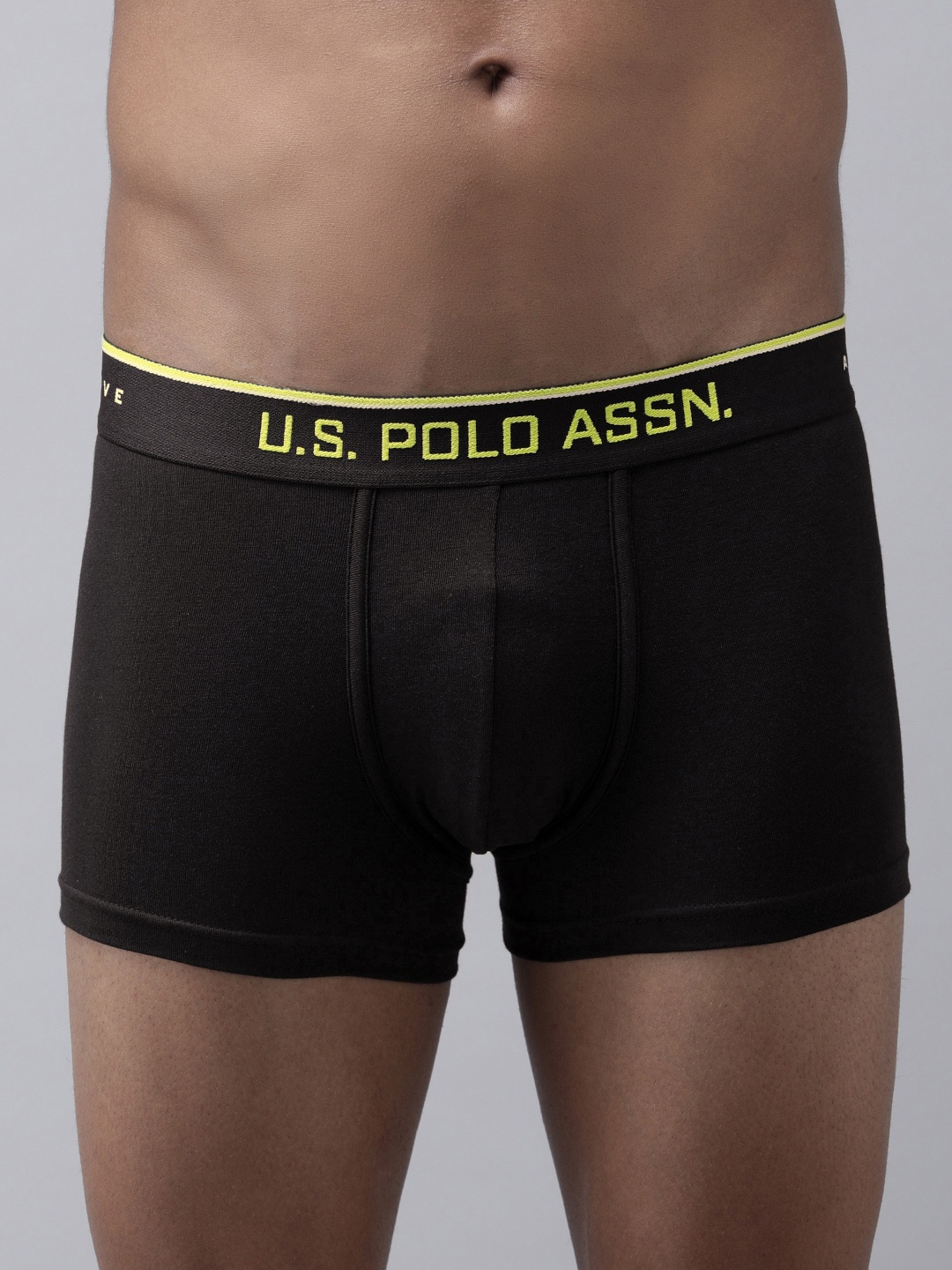 

U.S. POLO ASSN. MEN SOLID BLACK TRUNKS