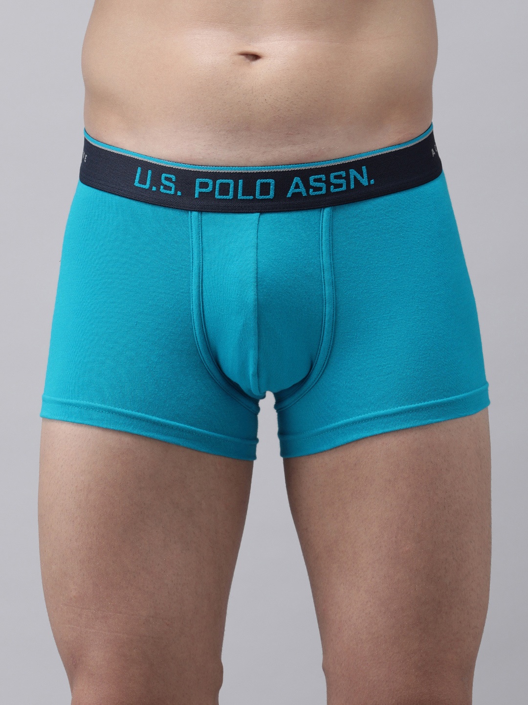 

U.S. Polo Assn. Men Blue Solid Coolmax Trunk I707-B02-PL