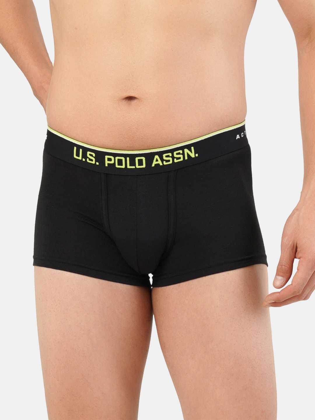 

U.S. POLO ASSN. MEN SOLID BLACK TRUNKS