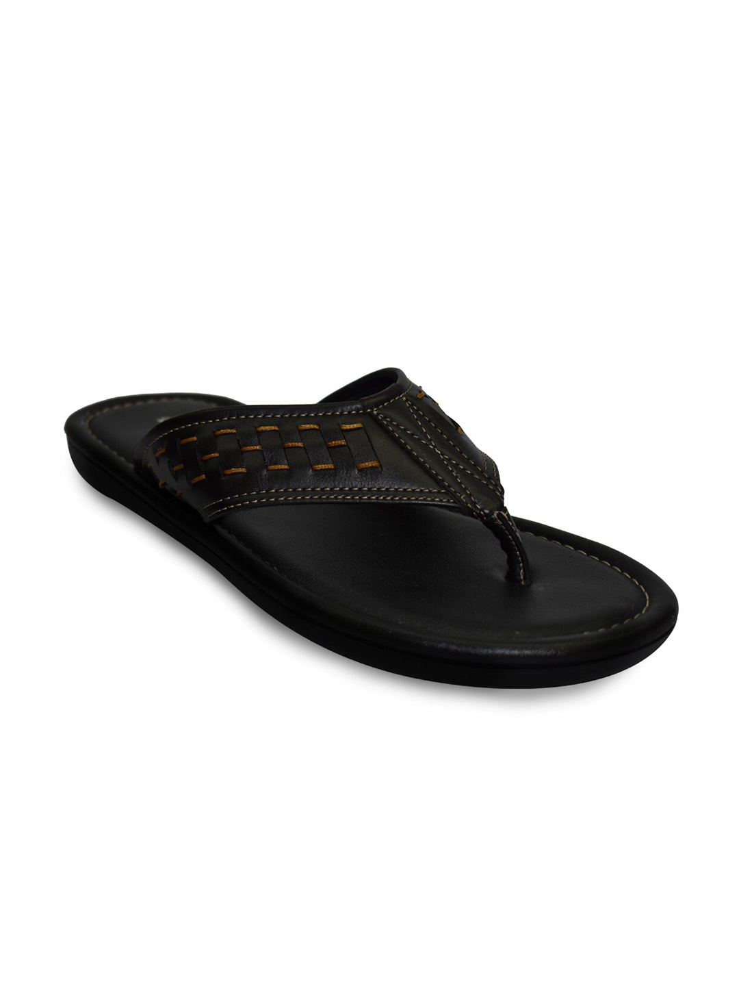

Ajanta Men Black & Brown Comfort Sandals