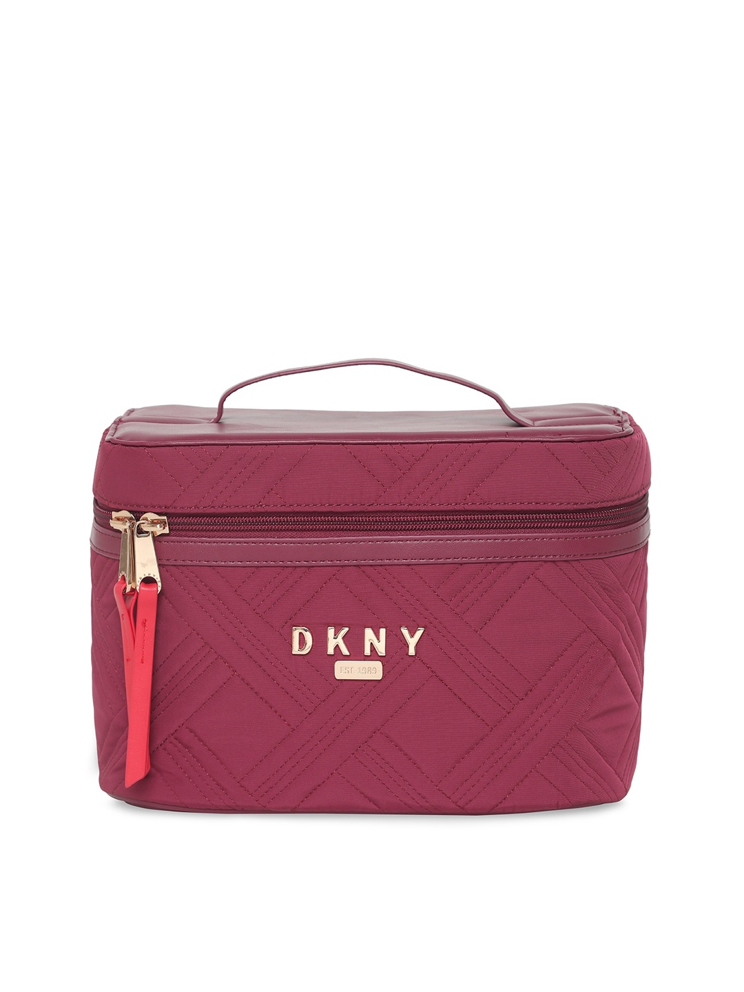 

DKNY APHRODESIA Range Soft Medium Size Train Case, Maroon