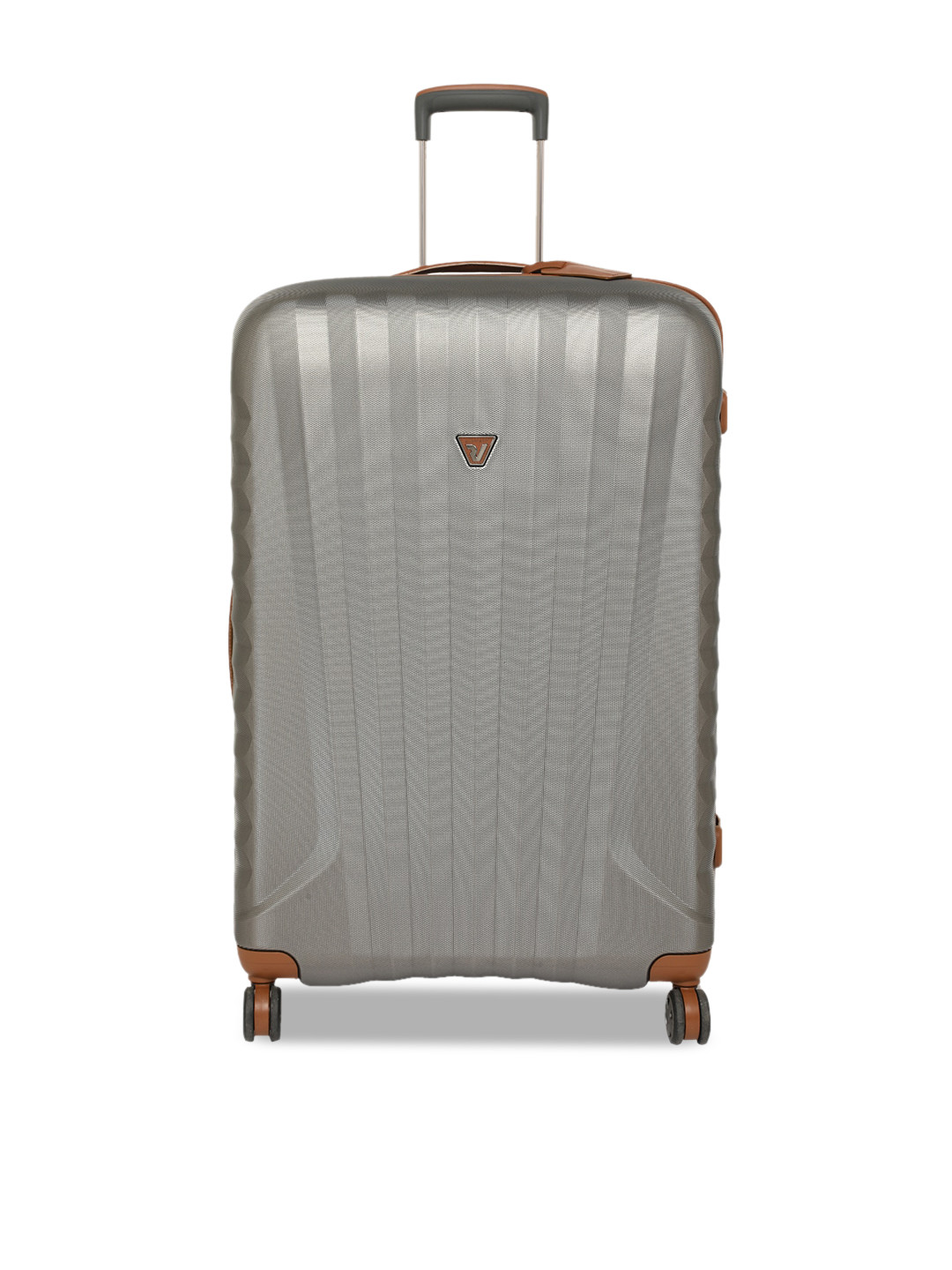 

RONCATO ELITE Range CognacandTitanio 30" Large Hard Trolley Bag, Silver