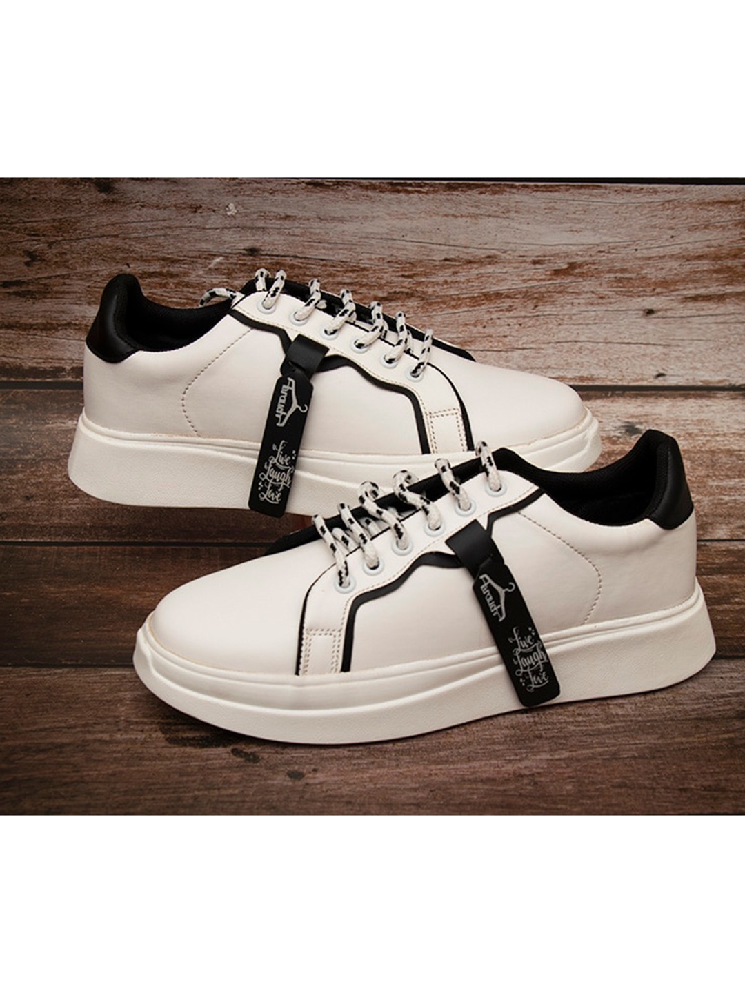 

Brauch Women White Colourblocked Sneakers