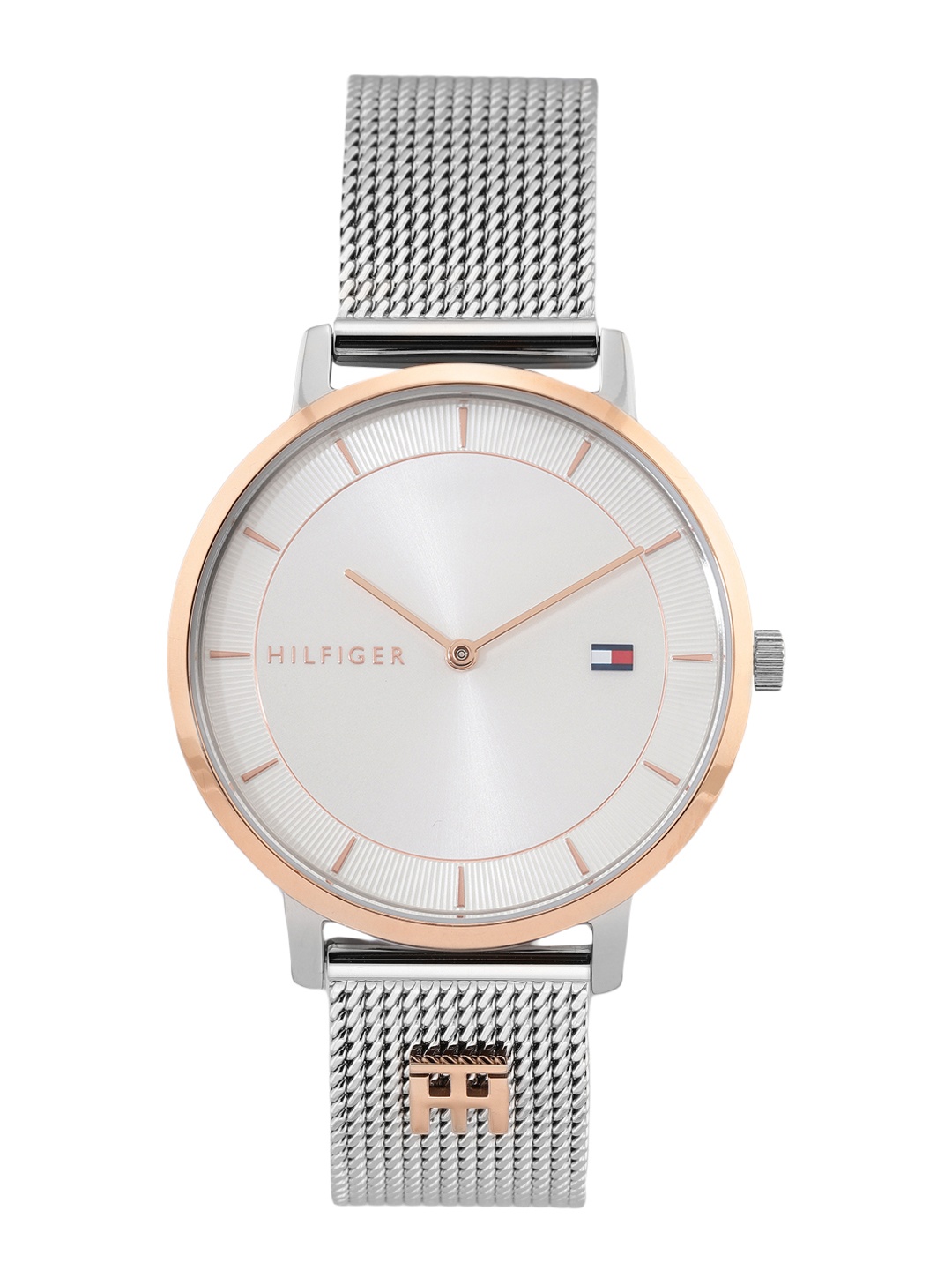 

Tommy Hilfiger Women White & Silver-Toned Bracelet Style Analogue Watch TH1782288W