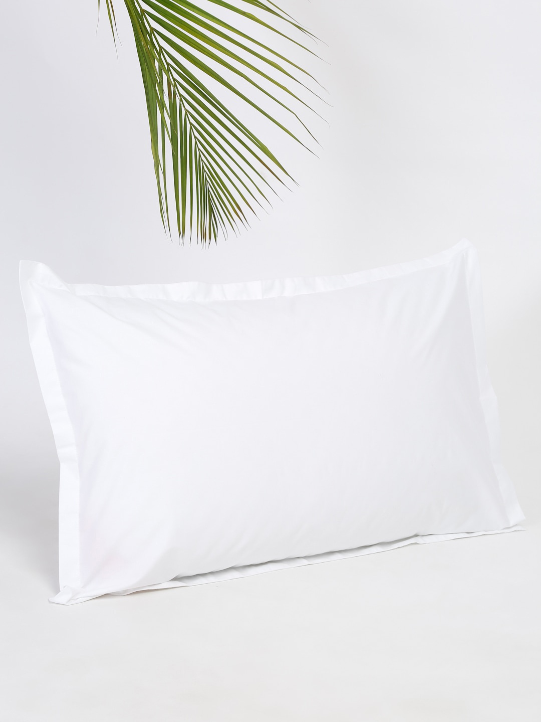 

Fabindia White Solid Cotton Pillow Cover