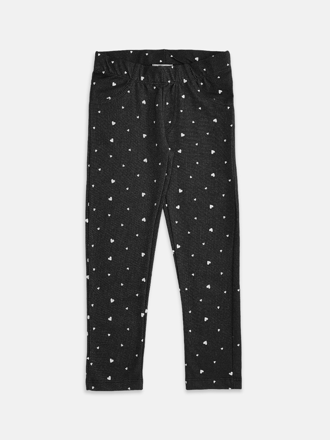 

Pantaloons Junior Girls Black Printed Jeggings