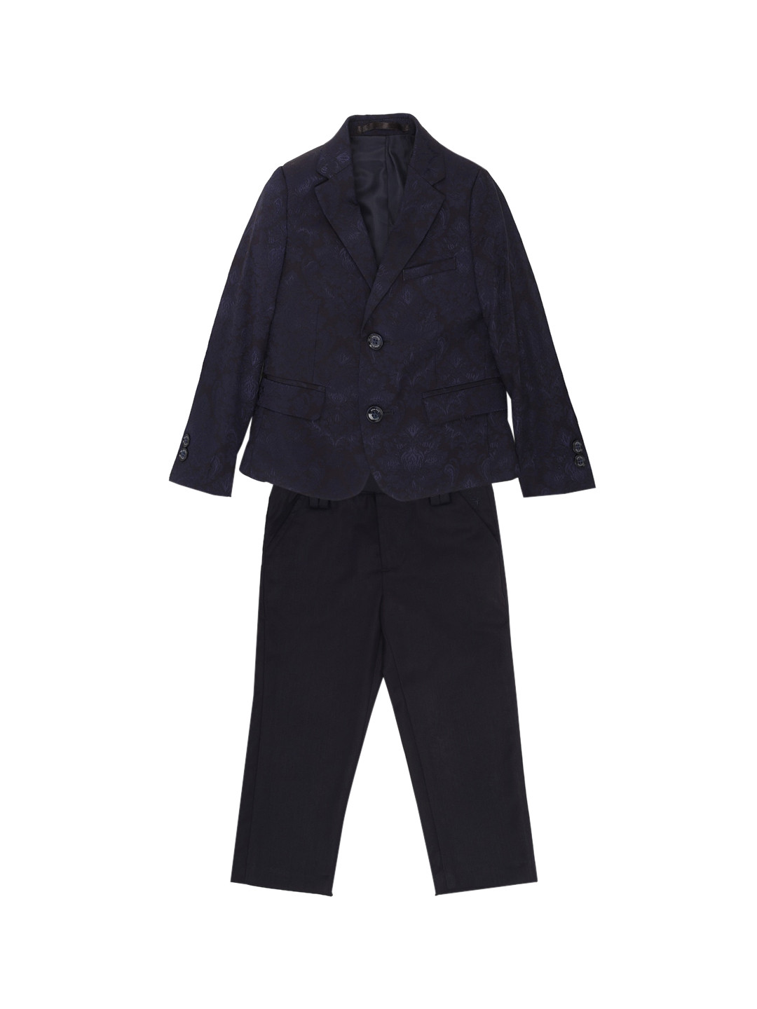 

Allen Solly Navy Blue Printed Two Piece Suit