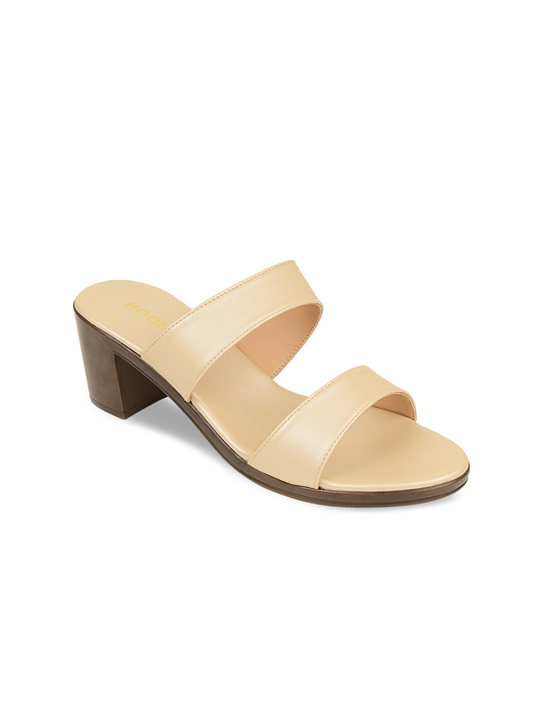 

Rocia Beige Block Sandals