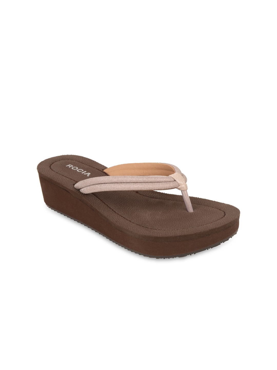 

Rocia Beige & Brown Comfort Sandals
